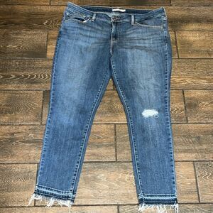 Levi’s 711 skinny jeans. Blue sz((34))